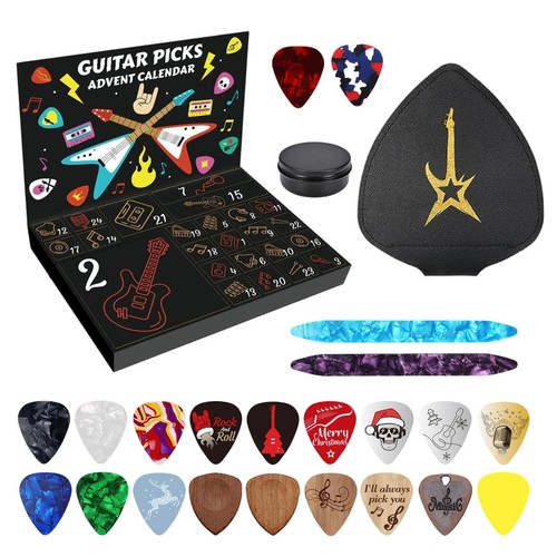 Christmas guitar picks advent - picks,