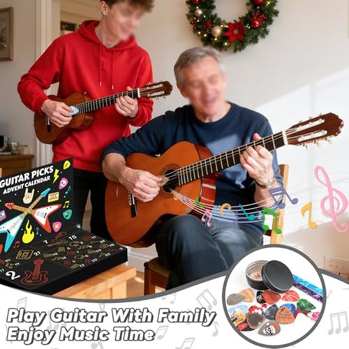 Guitar picks advent calendar - picks,