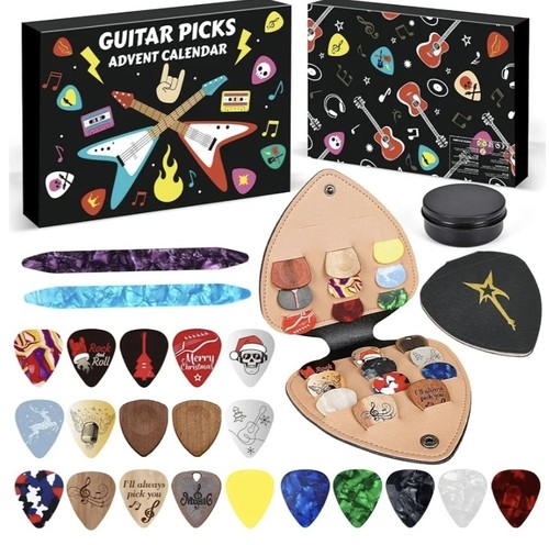 Guitar picks advent calendar - picks,