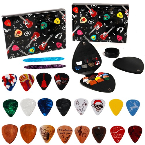 Guitar pick advent calendar - guitar,