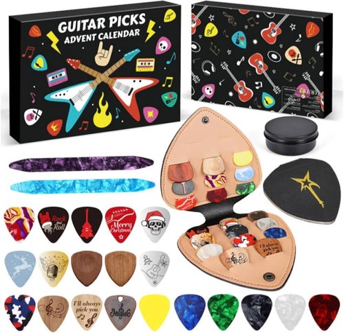 Guitar picks advent calendar - guitar,