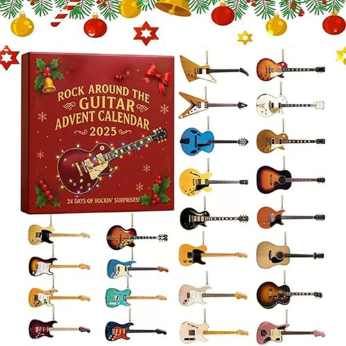 Flat rock around the guitar - flat,