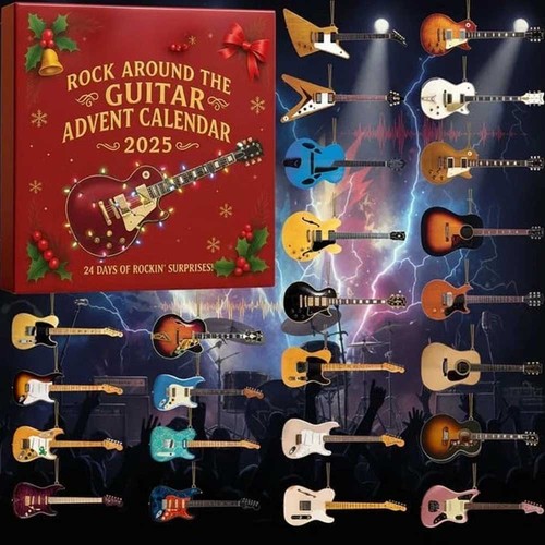 2025 guitar advent calendar - guitar,